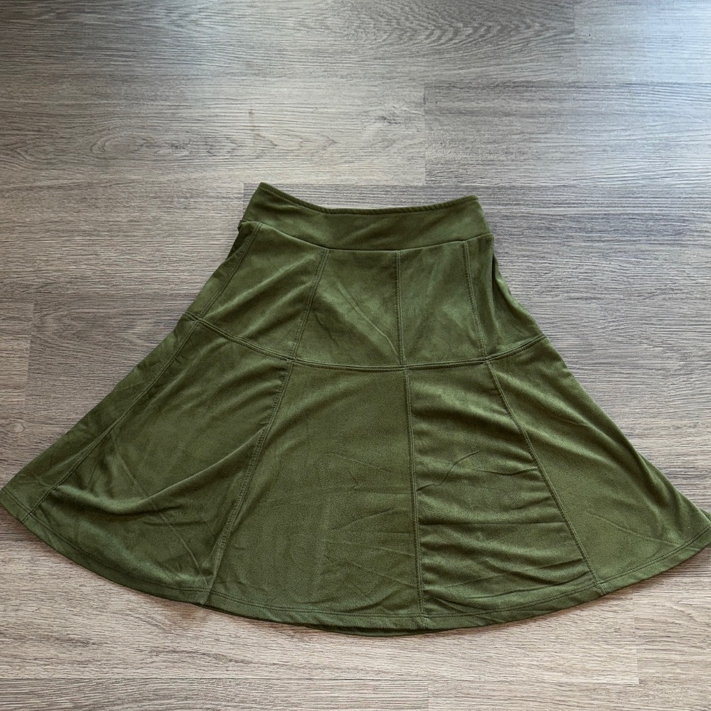 Olive Green Women's Skirt